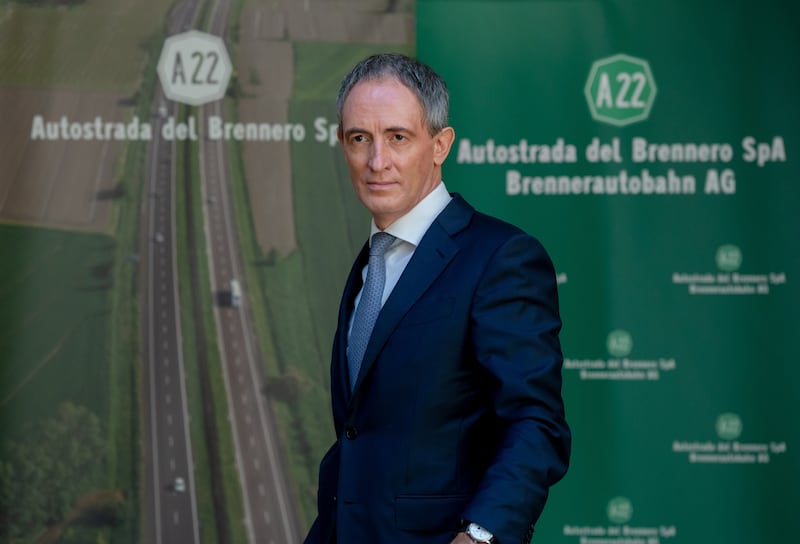 Diego Cattoni, Amministratore Delegato di Autostrada del Brennero
