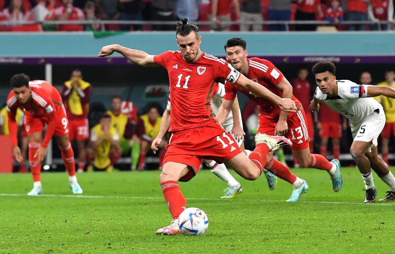 Il calcio di rigore trasformato da Bale