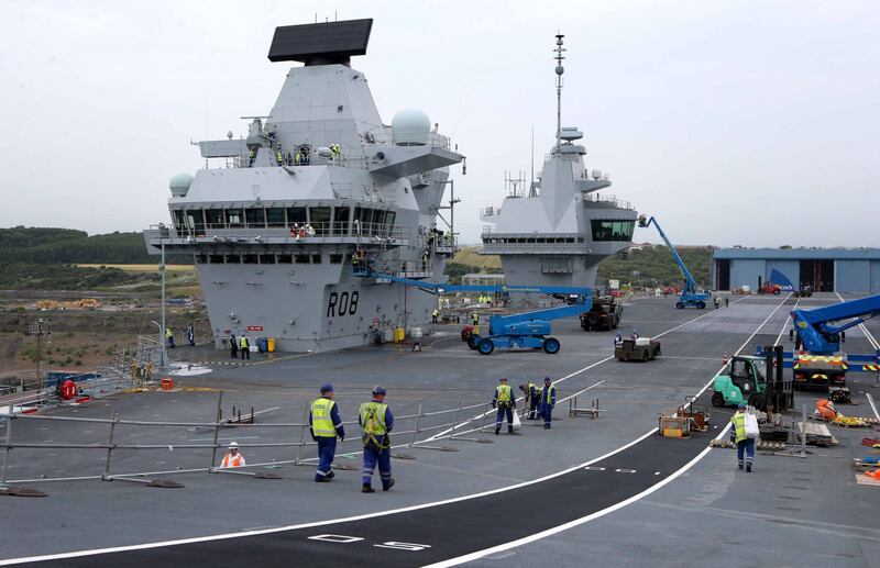 La Queen Elizabeth prende il mare 7