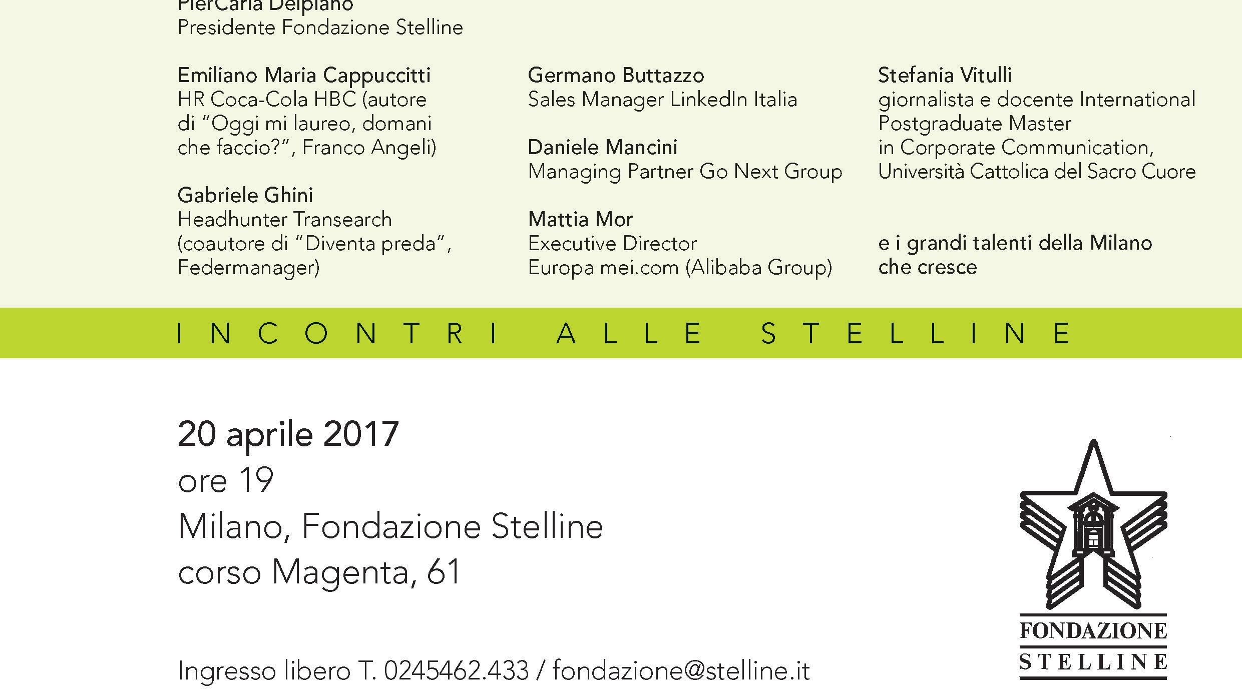 Tempo di libri alle Stelline