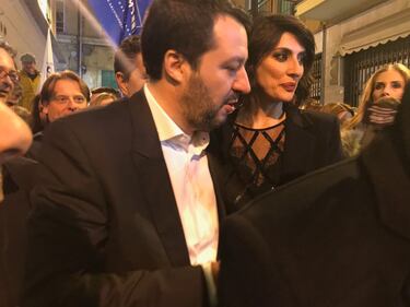Salvini e la Isoardi a Sanremo 3