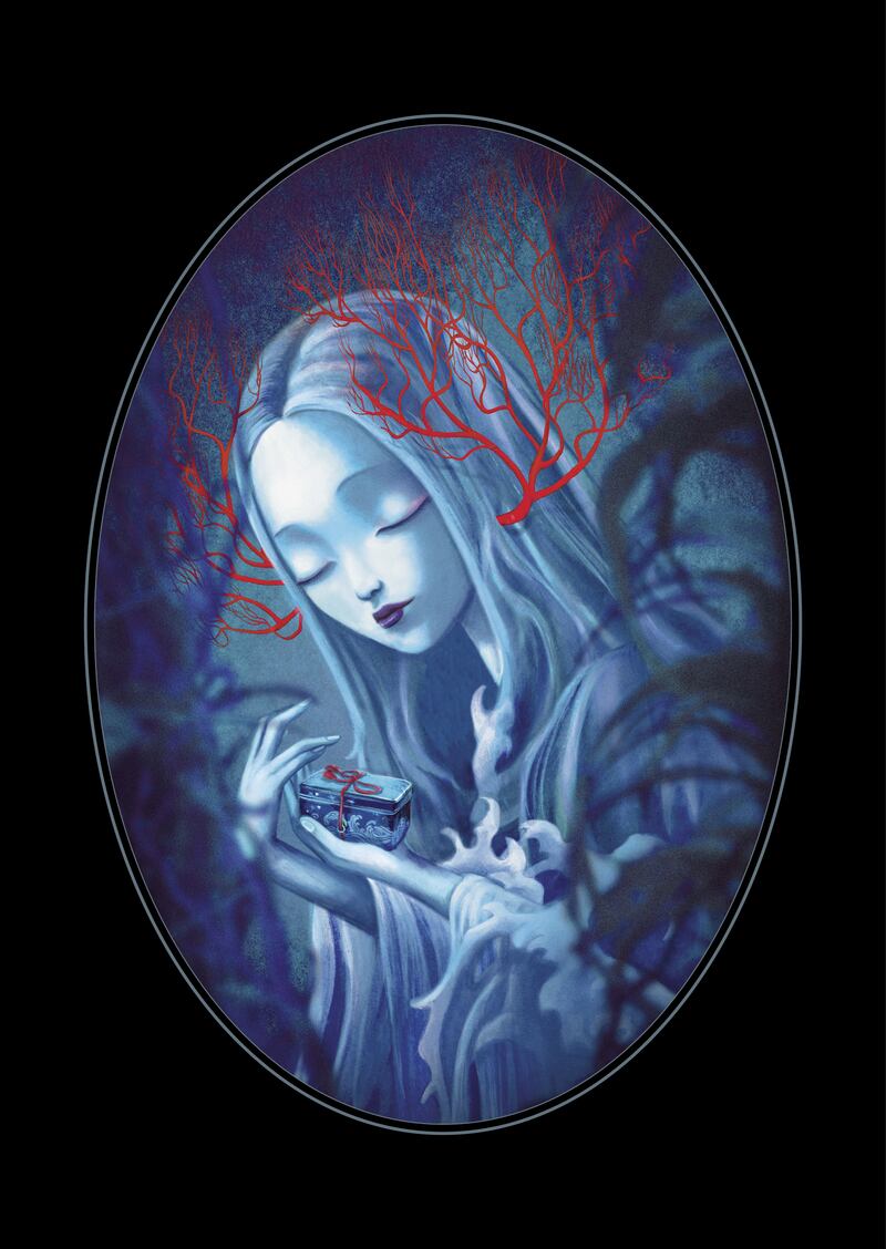 Le "Storie di fantasmi del Giappone" illustrate da Benjamin Lacombe 2