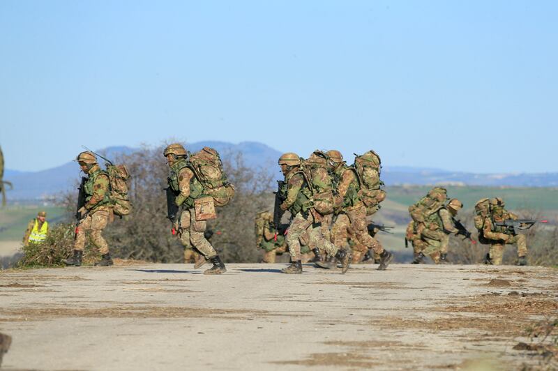 L'addestramento dei militari del 3° Corso Sanità 3