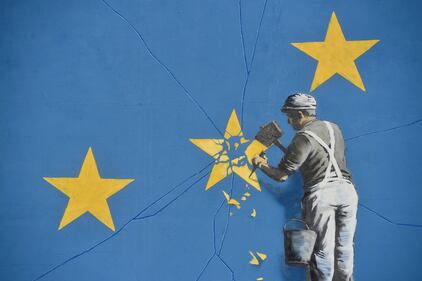 La nuova opera di Banksy contro la Brexit 1