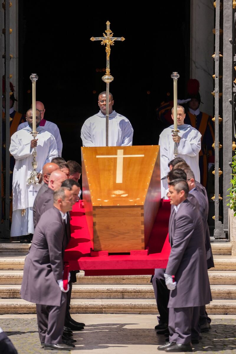 La tumulazione di Papa Francesco a Santa Maria Maggiore 5