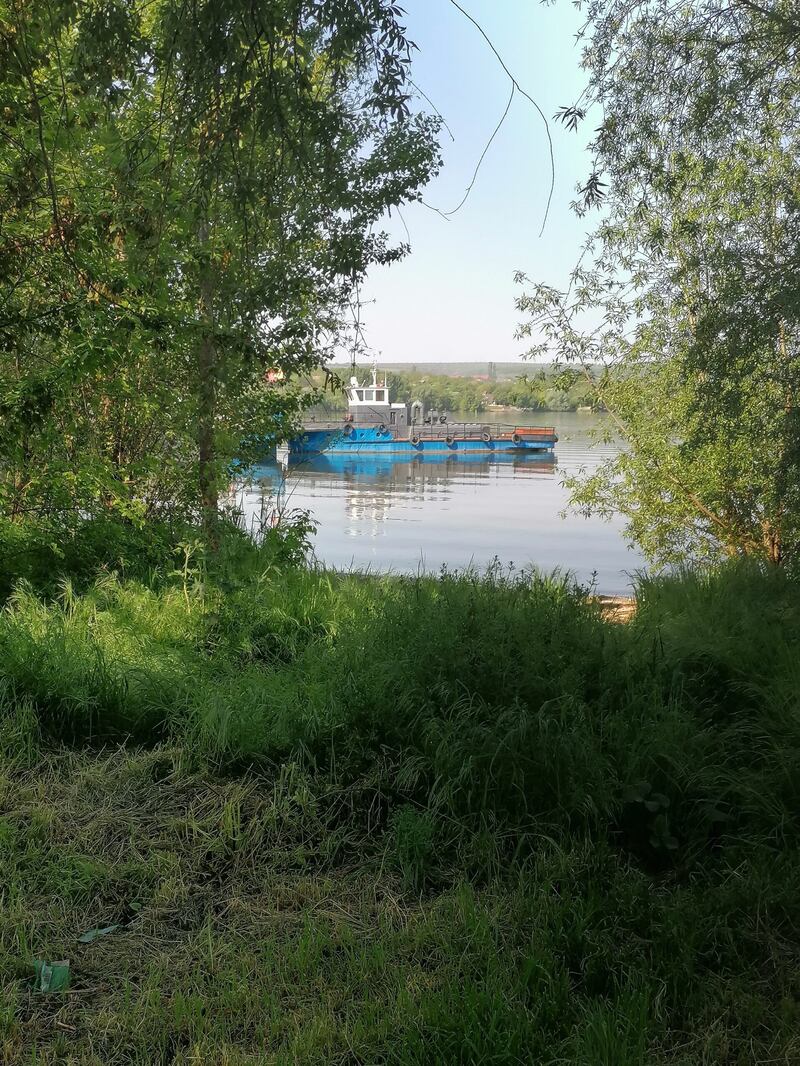 Il fiume Nistru a Molovata Noua, sulla sponda moldava, "confine" di fatto tra territorio di Chisinau e governo secessionista