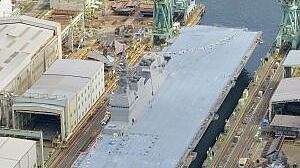 Il Giappone sfrontato: vara una portaerei col nome di quella che attaccò Pearl Harbor