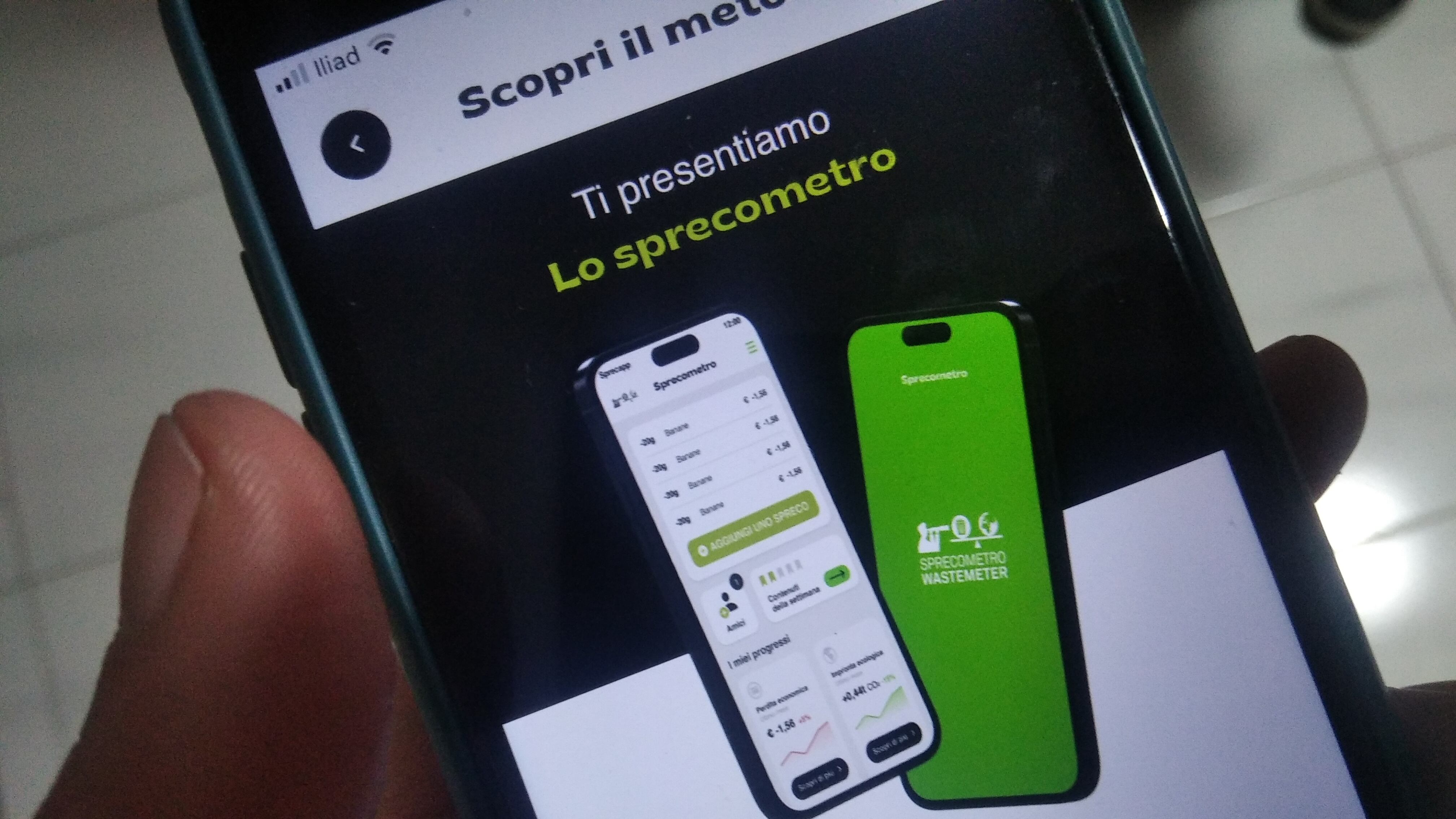 Sprecometro, in 5 minuti l'app calcola il cibo gettato via