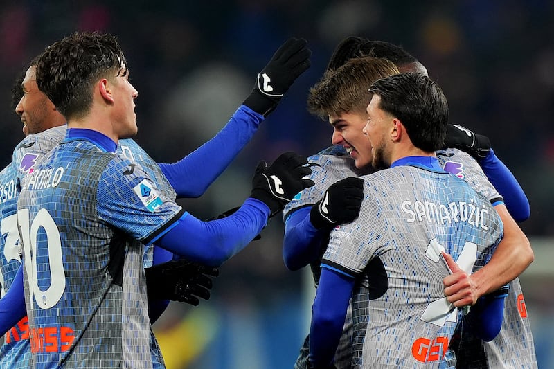Atalanta Empoli De Ketelaere celebrazione