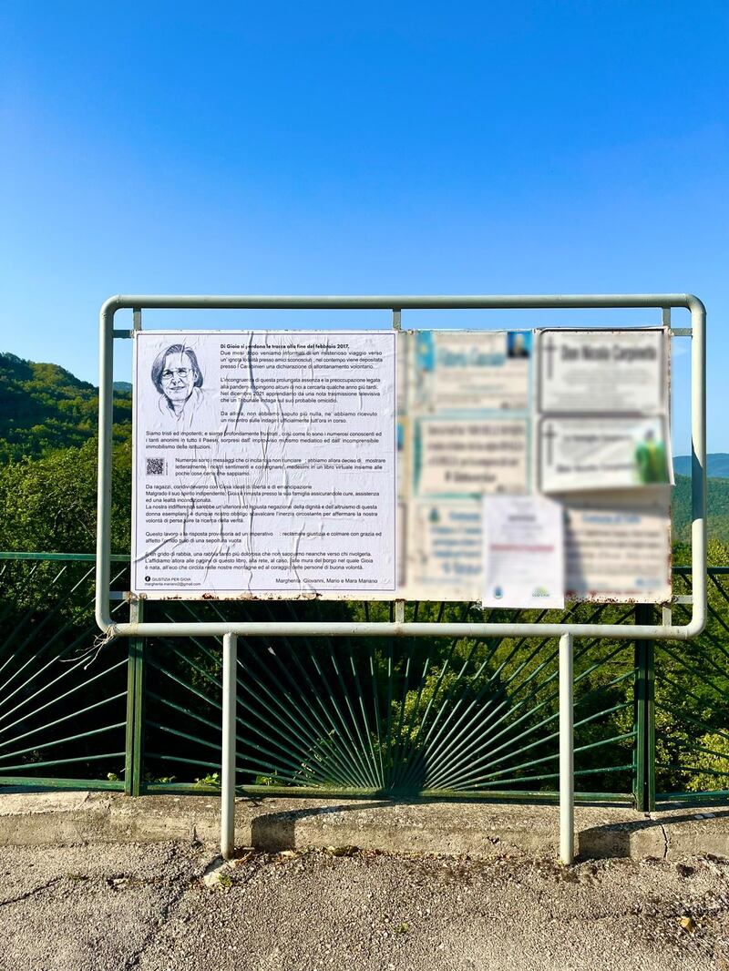 Il qr code per non dimenticare Giovina Mariano 1