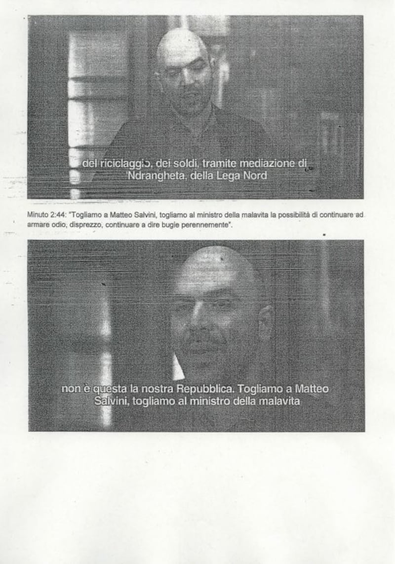 La querela di Salvini a Saviano 9