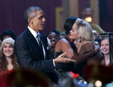 Gli Obama al concerto di Natale 13