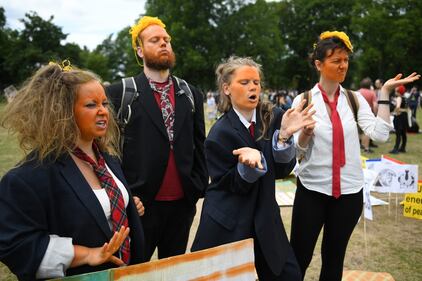 Scozia, manifestazione contro Trump 13