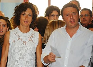 Renzi vota a Pontassieve con la moglie Agnese 9
