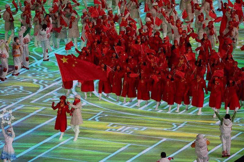Cerimonia di apertura dei Giochi olimpici invernali Pechino 2022 12