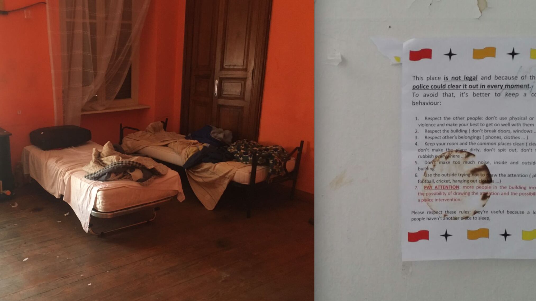 Biella, il decalogo per migranti abusivi: "Ecco come evitare lo sgombero"