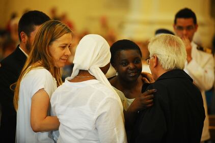 Fermo, i funerali di Emmanuel Chidi Namdi 4