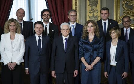 Cravatte gialle e verdi: il look dei nuovi ministri 8