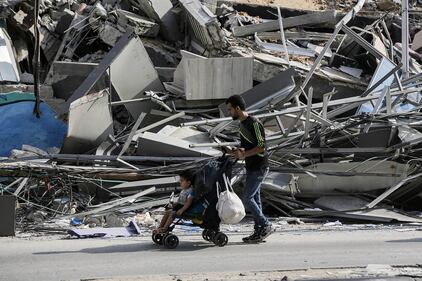 Fuga da Gaza, le immagini dell'evacuazione 8
