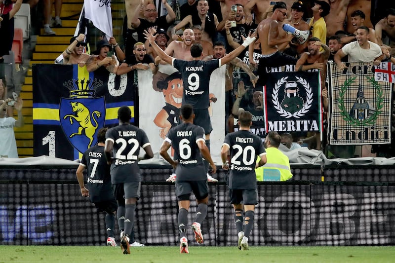 Vlahovic gol Udinese Juventus