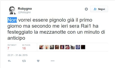 Ecco i tweet più divertenti sull'errore di Raiuno 1