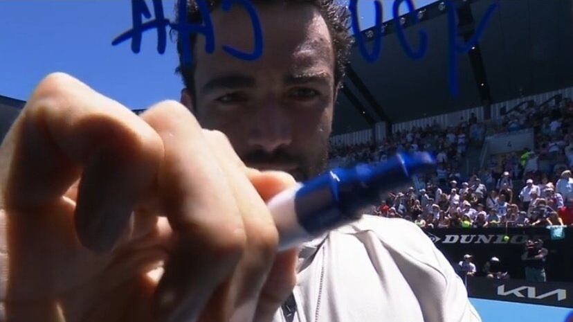 "Potete andare a dormire": la strana dedica di Berrettini agli Australian Open