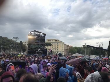 Foto da Piazza San Giovanni per il Concerto del primo Maggio  2