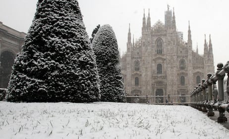 Neve a Milano, Duomo imbiancato 5