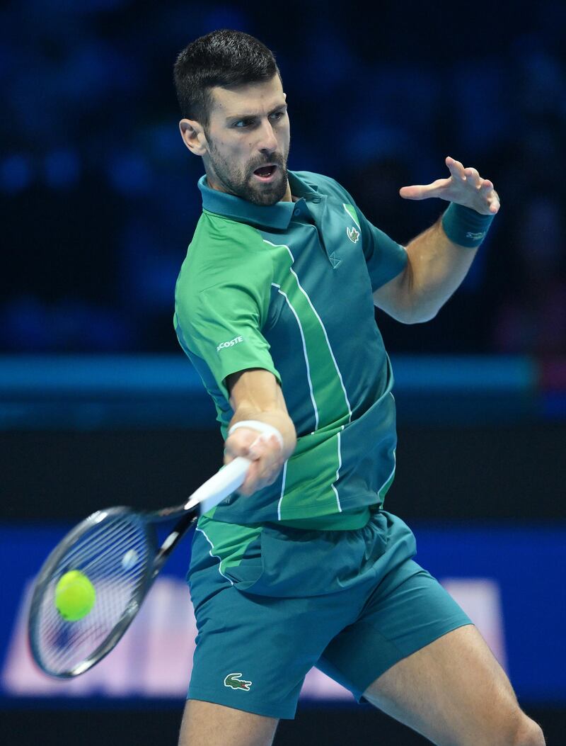 ATP Finals, Djokovic trionfa contro Sinner: le immagini più belle della finale 9