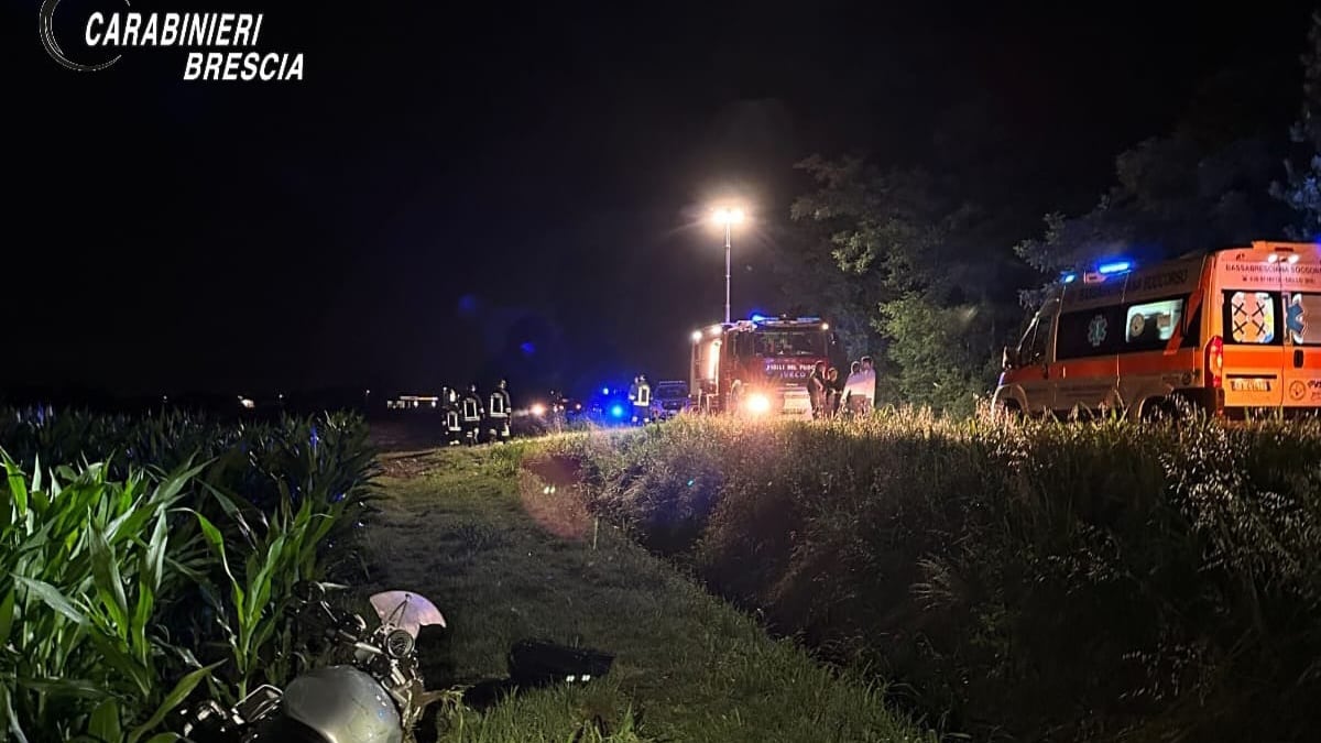 Travolto in monopattino nel bresciano: 38enne scaraventato dalla strada