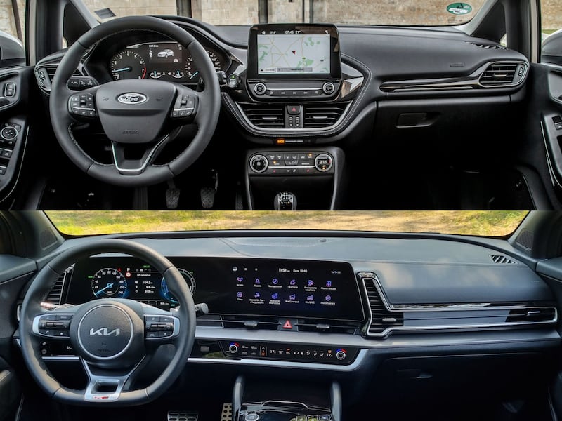 foto interni kuga sportage