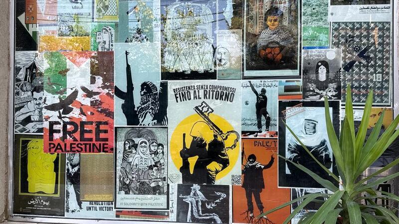 "Palestina libera", "Resistere senza compromessi". Scritte choc (in italiano) sui muri di Betlemme 1