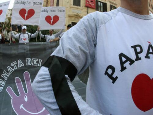 Papà separati in piazza "O i politici ci aiutano o non li voteremo più"