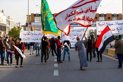 Le proteste contro l'ambasciata Usa in Iraq 1