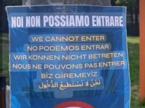 “Noi qui non possiamo entrare”, cartelli anti maranza invadono vie e parchi pubblici nel Bresciano