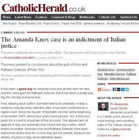 Il settimanale britannico Catholic Herald