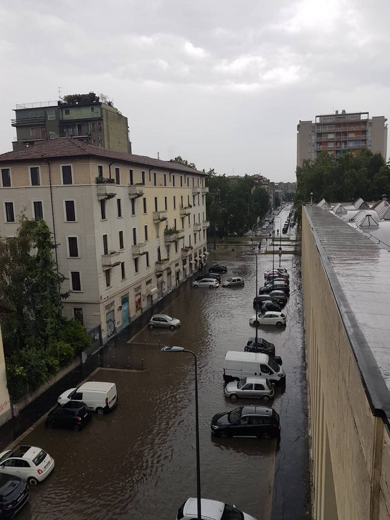 Nubifragio a Milano 1