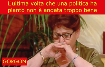 La satira del giorno: Bellanova, attenti al pianto 1