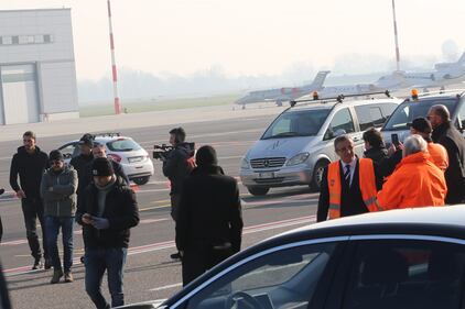 Ibrahimovic sbarca a Milano: le immagini del ritorno di Zlatan 8