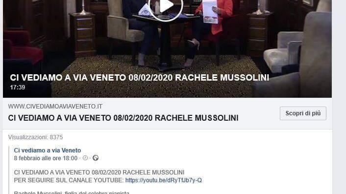 Insulti su Facebook: Rachele Mussolini denuncia ex br Etro