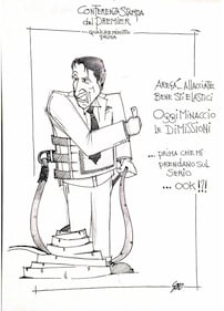 La vignetta del giorno: le dimissioni di Conte 1