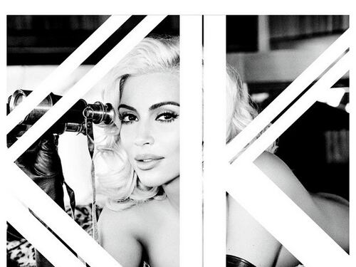 Kim Kardashian come Marilyn Monroe su Instagram