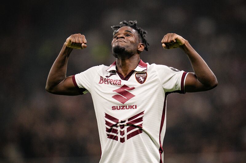 Zapata celebrazione Milan Torino