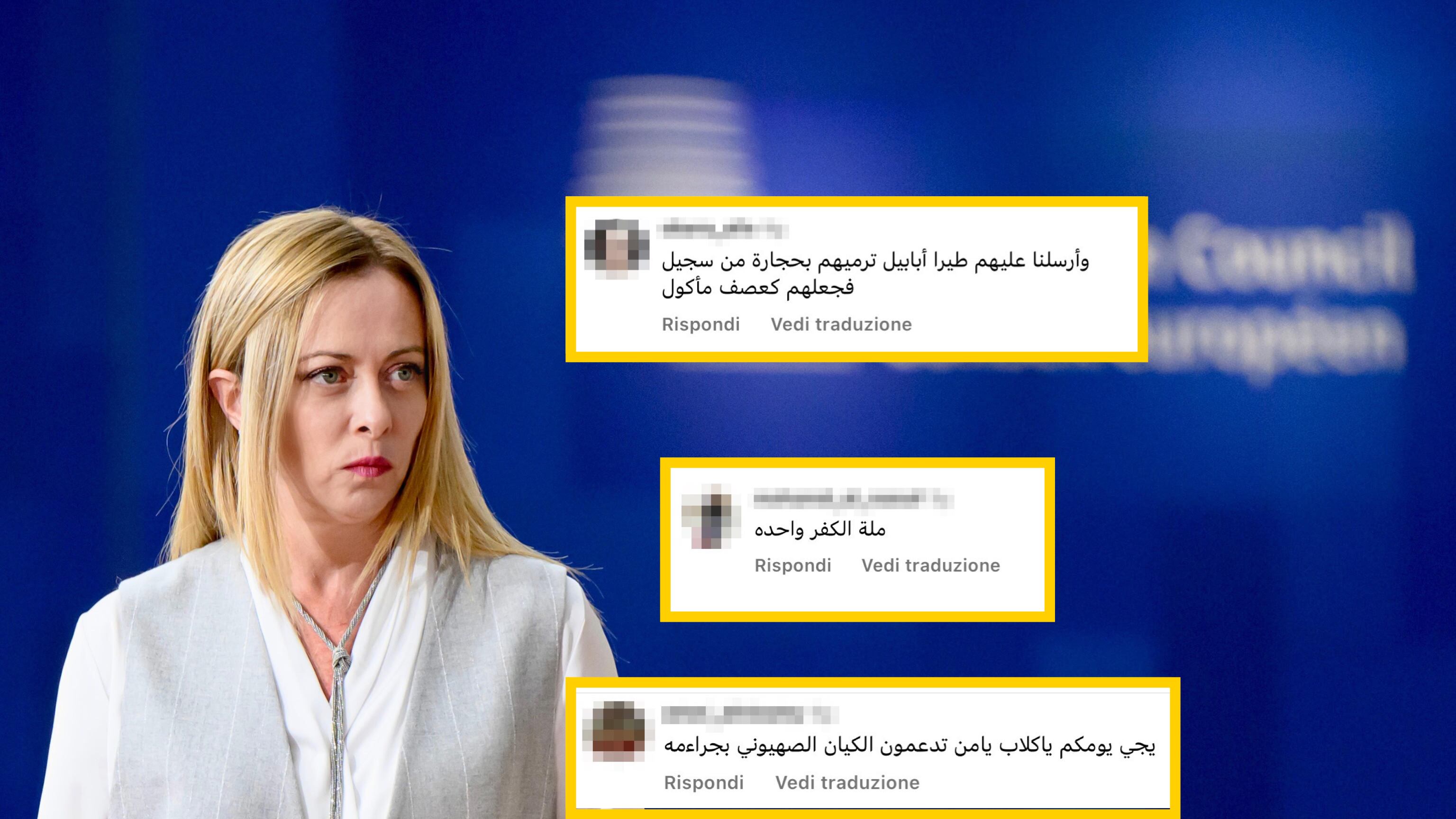 "La tua fine è vicina". Monta l'odio islamico: ancora minacce contro Giorgia Meloni