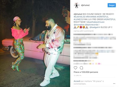 Rihanna, top trasparente su Instagram 3