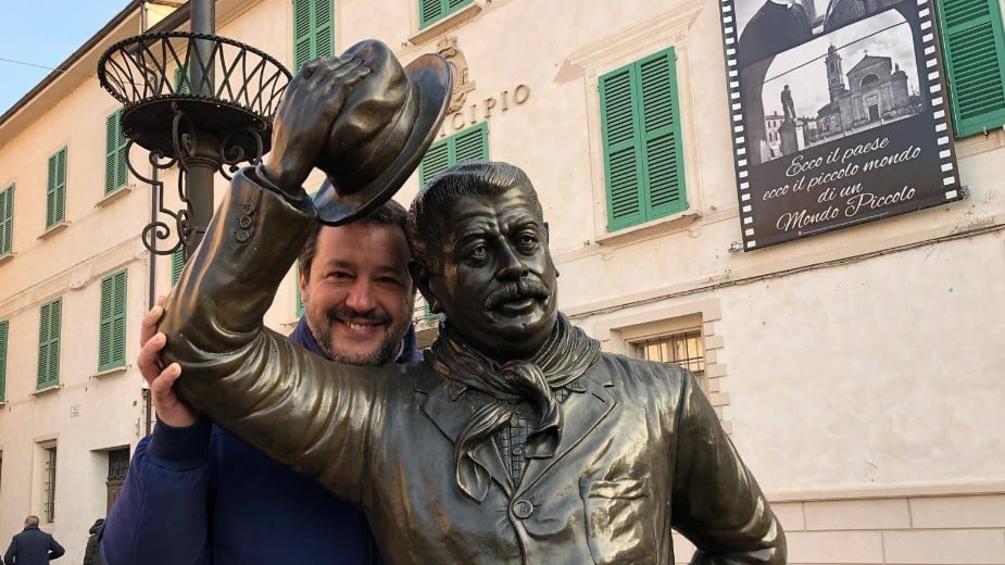 Elezioni in Emilia-Romagna, Salvini: "Oggi Peppone voterebbe Lega"