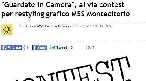 Il Movimento 5 Stelle vuol rifare il sito (gratis)
