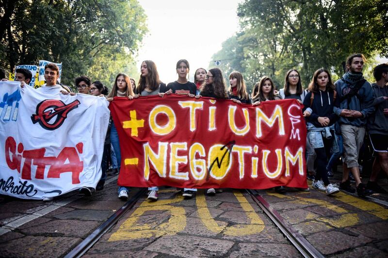 Corteo di studenti in protesta 6
