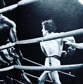 Sylvester Stallone nelle foto di scena di Rocky 10