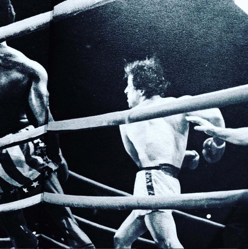 Sylvester Stallone nelle foto di scena di Rocky 10